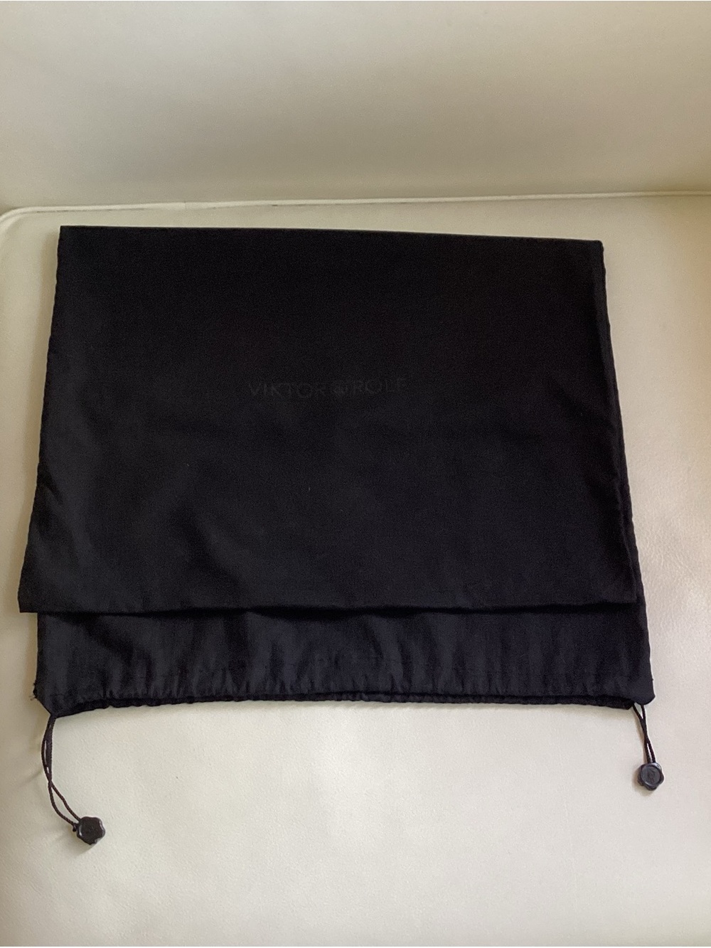 Viktor & Rolf Black Drawstring Protective Shoe Bag